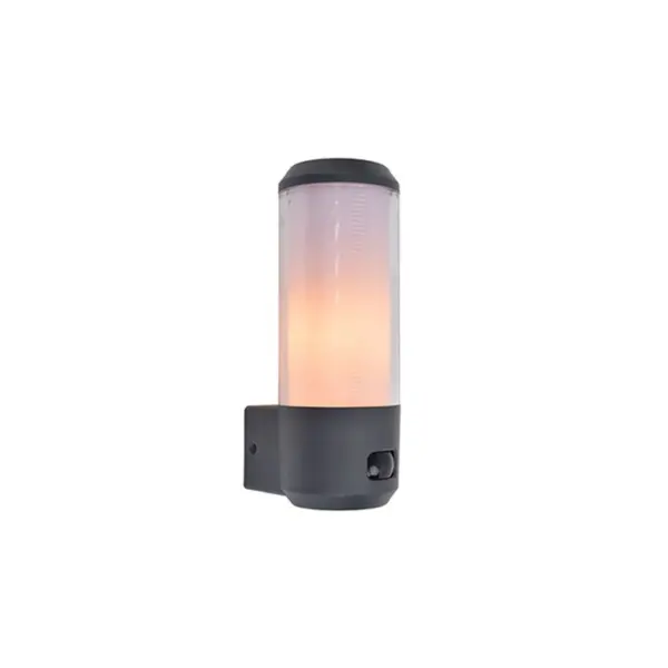 Aplique de Parede LED Heros c/Sensor 1x E27 Antracite IP44