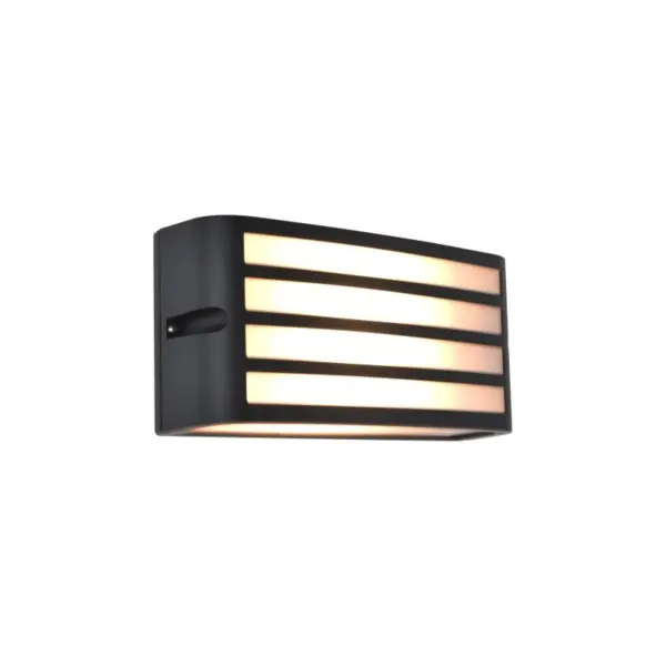 Aplique de Parede LED Zebra 1x E27 Antracite IP44