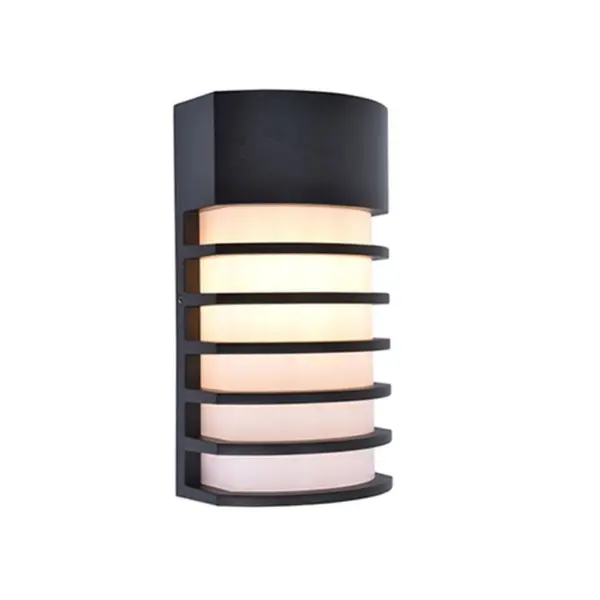 Aplique de Parede LED Fulton 1x E27 Preto IP54