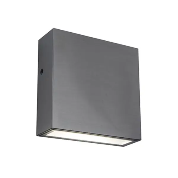 Aplique de Parede LED Gemini XF Prateado 9.5W IP54