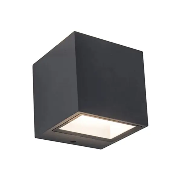 Aplique de Parede LED Gemini Antracite 9W IP54