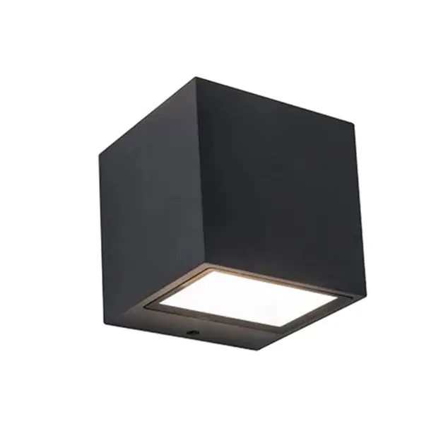 Aplique de Parede LED Gemini Preto 9W IP54