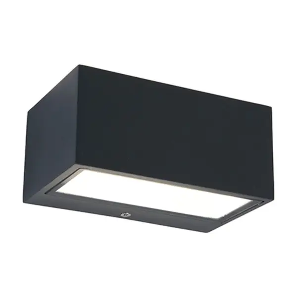 Aplique de Parede LED Gemini Antracite 10.5W IP54