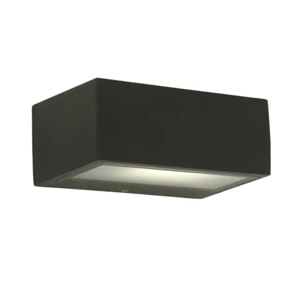 Aplique de Parede LED Gemini 1x E27 Antracite IP54