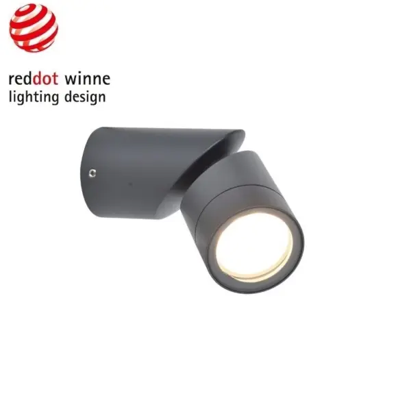 Aplique de Parede LED Tubon 1x GU10 Antracite IP54