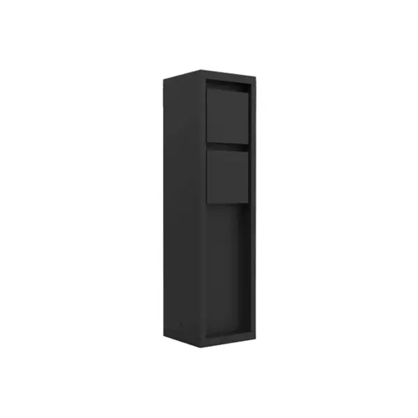 Baliza Jardim Mains 2x Tomadas Elétricas Preto IP54