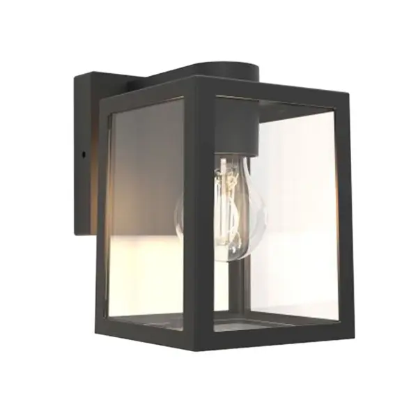 Aplique de Parede LED Shiva 1x E27 Preto IP44