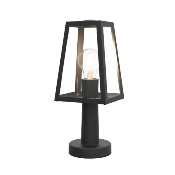 Baliza Jardim LED Fia 1x E27 Preto IP54