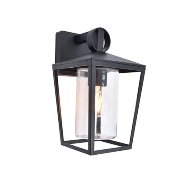 Aplique de Parede LED West 1x E27 Preto IP44