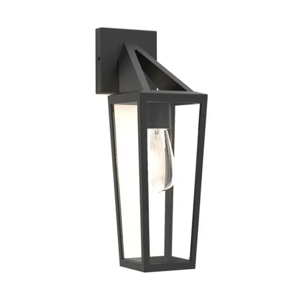 Aplique de Parede LED Pine 1x E27 Preto IP44