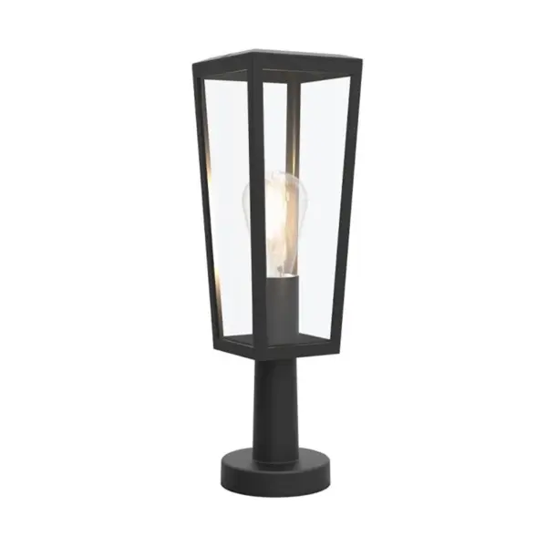 Baliza Jardim LED Pine 1x E27 Preto IP44