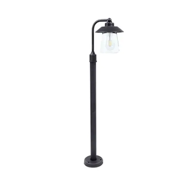 Baliza Jardim LED Cate 1x E27 Preto Ferrugem IP44