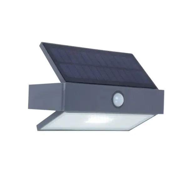 Aplique de Parede LED Arrow Solar c/ Sensor Antracite 2.3W IP44