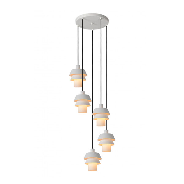 Candeeiro Suspensão Jaden 5x G9 Branco (70481/05/31)