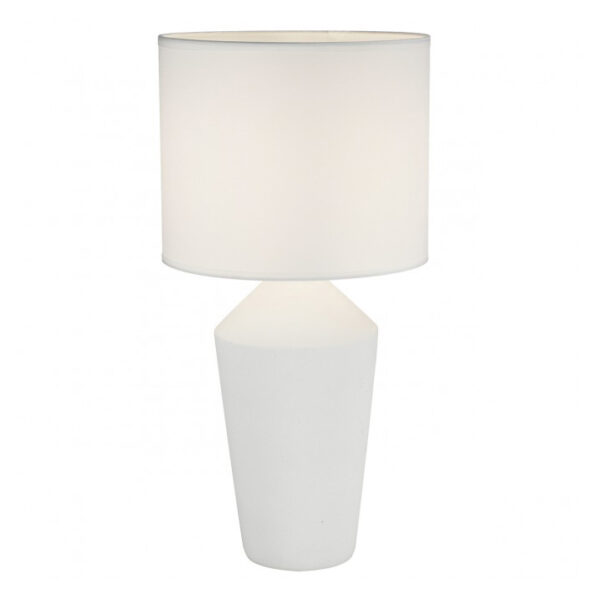 Candeeiro de Mesa Barron 1x E27 Branco