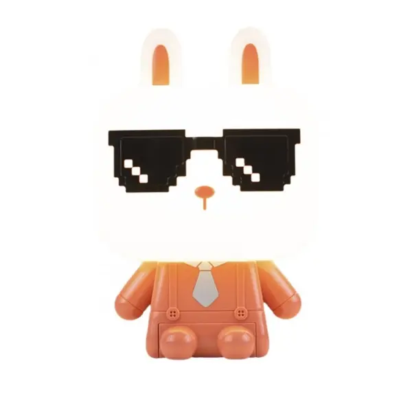 Candeeiro de Mesa Maskota Coelho 3W Vermelho 3000K