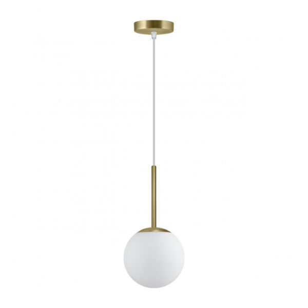 Candeeiro Suspensão Portile 1x E14 Dourado