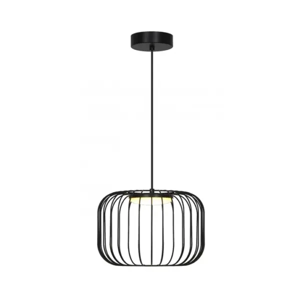 Candeeiro Suspensão Egon 9W Preto 3000K