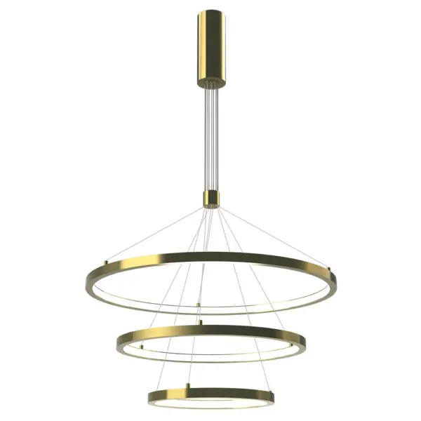 Candeeiro Suspensão Tricycle 108W Dourado