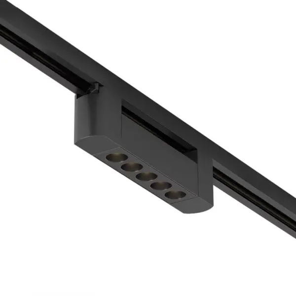 Foco Linear LED Calha Monofásica Preto 10W IP20