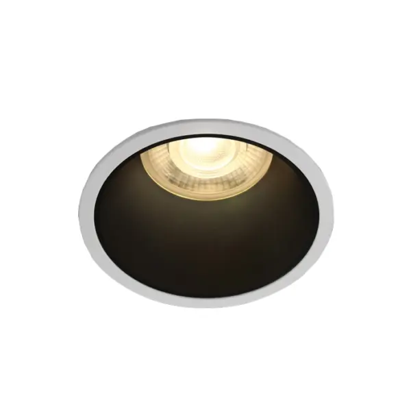 Aro GU10 Fixo Recuado Redondo Branco IP20 (10105AD/W)