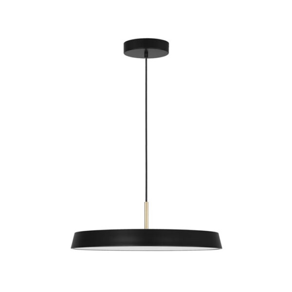 Candeeiro Suspensão Vetro 41W Preto 3000K (910622)