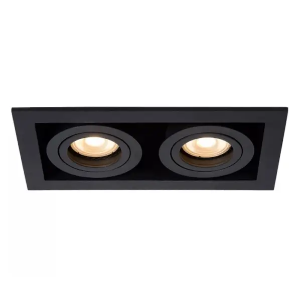 Aro GU10 Chimney Orientável Duplo Preto IP20 (09926/02/30)