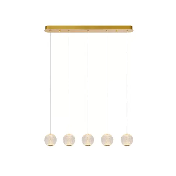Candeeiro Suspensão Cintra 23.5W Dourado 2700K (13499/21/60)