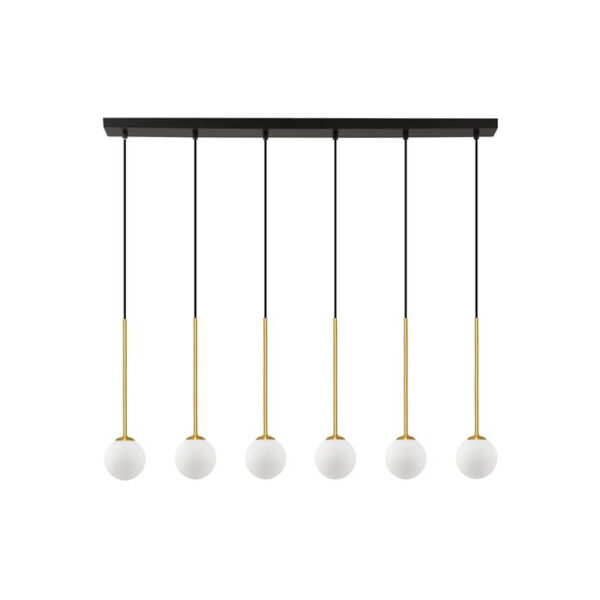 Candeeiro Suspensão Savoy 6x G9 Preto (9620159)