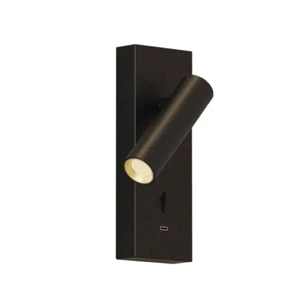 Aplique de Parede IPA 3W Preto 3000K (109438391)