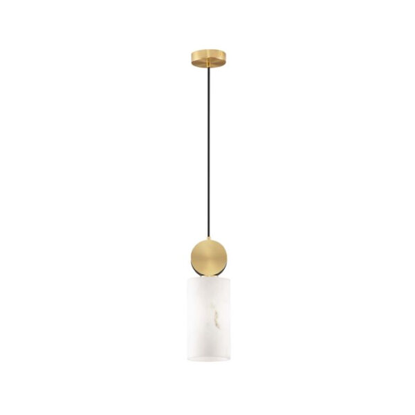 Candeeiro Suspensão Maru 1x E27 Preto/Dourado (9019756)