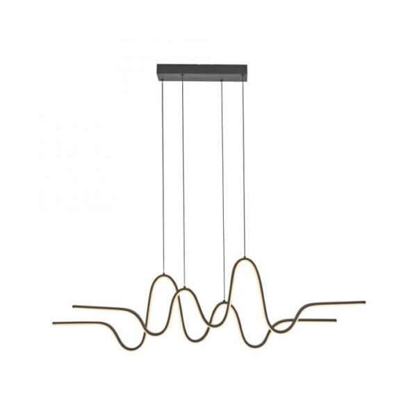 Candeeiro Suspensão Altitude 59W Preto 3000K (2292-18)