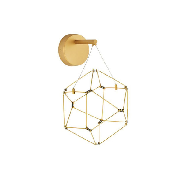 Aplique de Parede Nebula 6W Dourado 3000K (9186903)