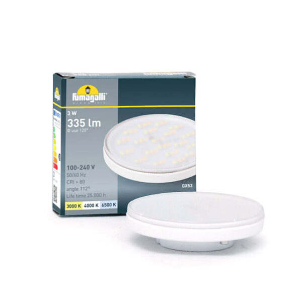 Lâmpada LED GX53 3W CCT3