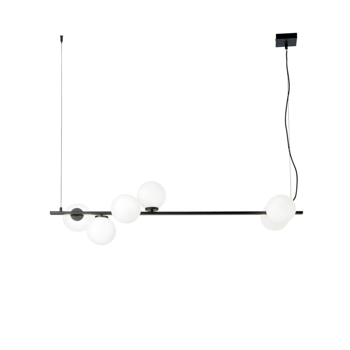 Candeeiro Suspensão Enoire 6x E14 Preto