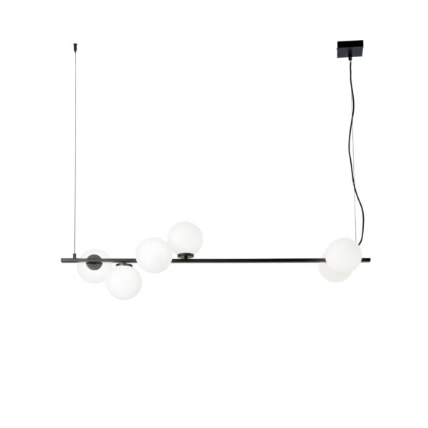 Candeeiro Suspensão Enoire 6x E14 Preto