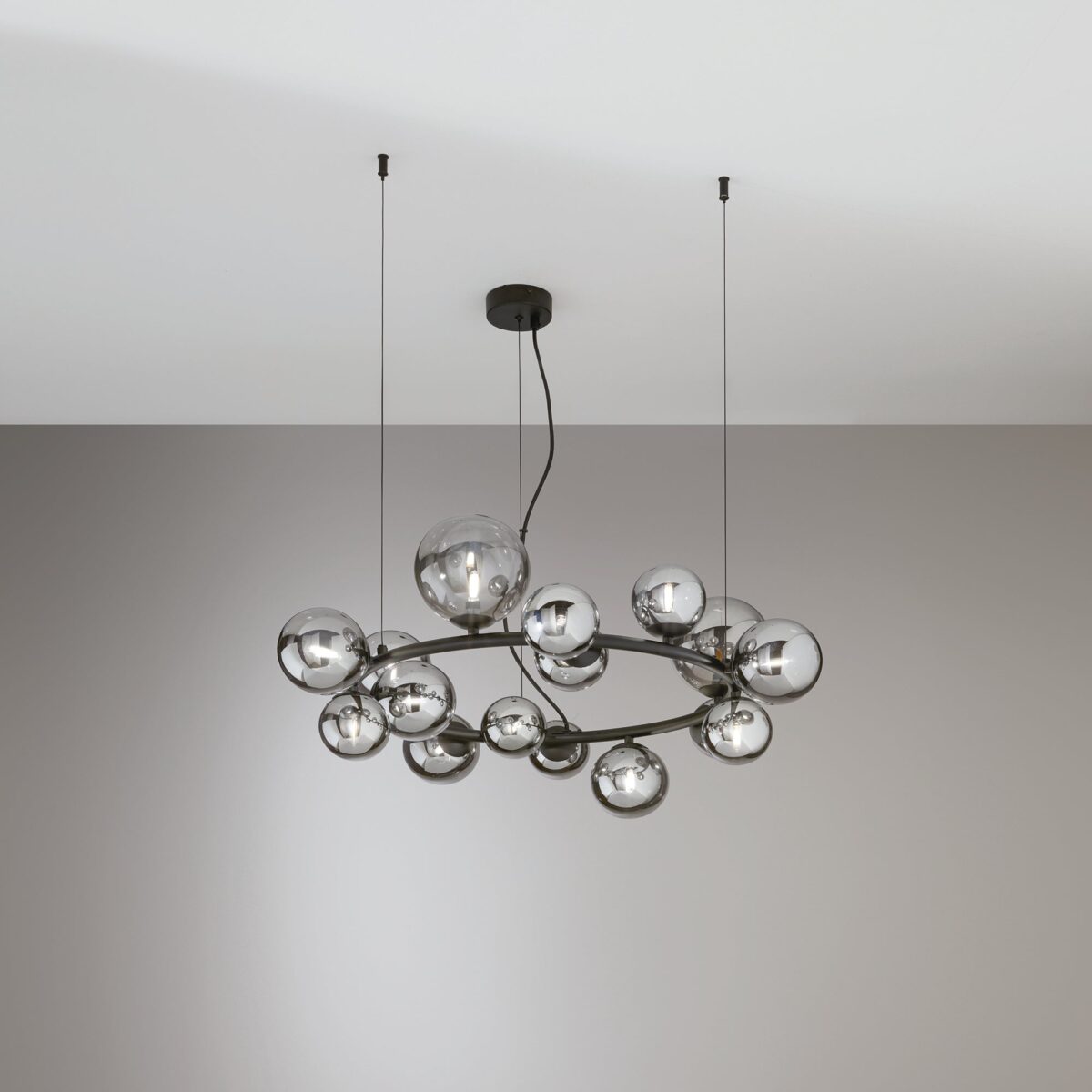 Candeeiro Suspensão Honey 16x G9 Preto - Image 2