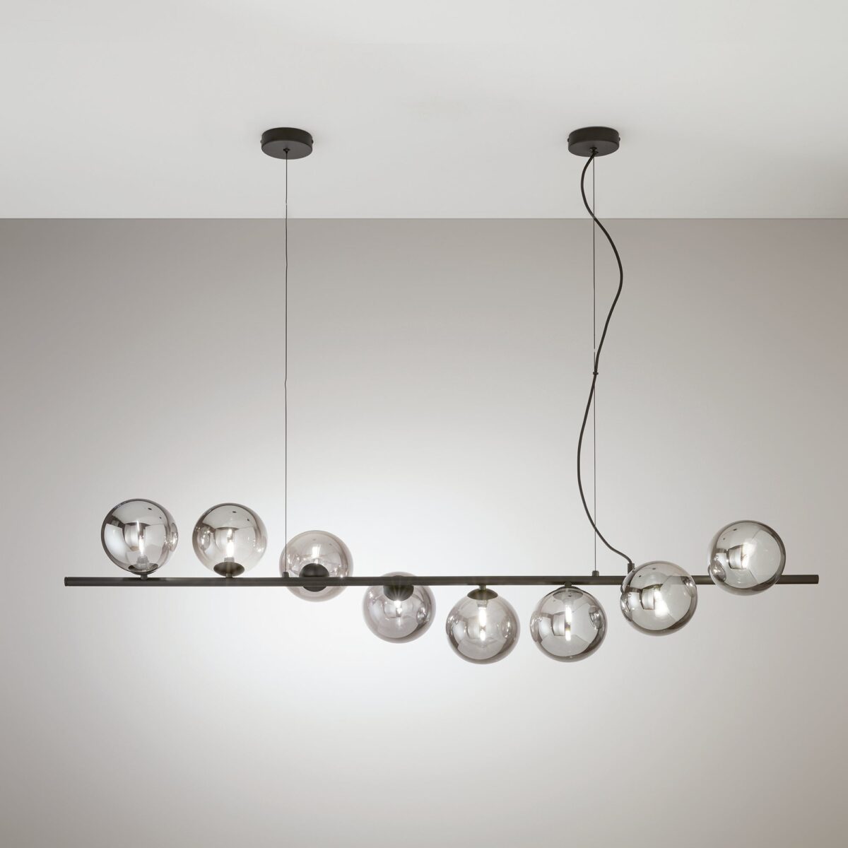 Candeeiro Suspensão Honey 8x G9 Preto - Image 2
