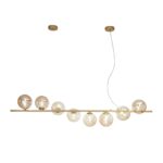 Candeeiro Suspensão Honey 8x G9 Dourado