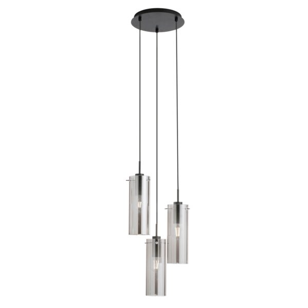 Candeeiro Suspensão Magic 3x E27 Preto