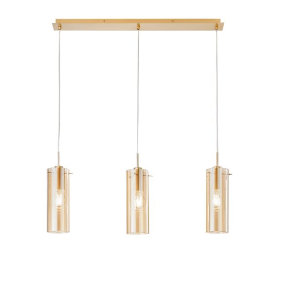 Candeeiro Suspensão Magic 3x E27 Dourado