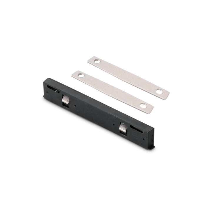 Conector Linear p/ Calha Magnética Deva Embutida Preto