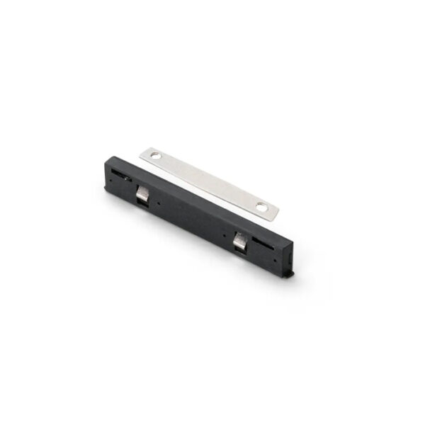 Conector Linear p/ Calha Magnética Deva Saliente Preto