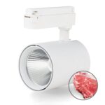 Foco LED AIR Calha Monofásica Branco 30W Especial Carnes