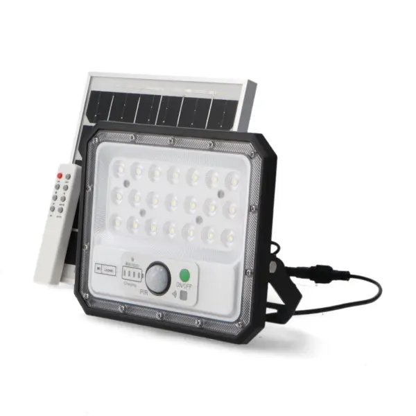 Projetor LED Solar Aras C/Comando Preto 50W IP65