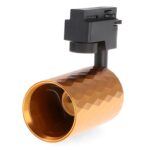 Foco Diamond para Calha Monofásica p/ GU10 Dourado