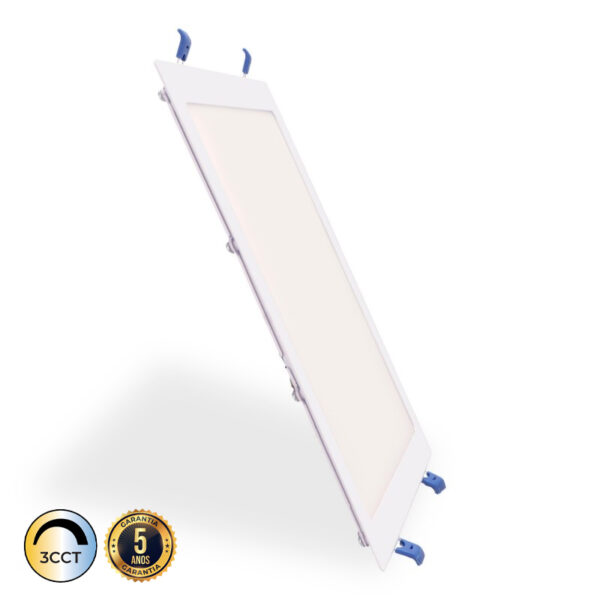 Downlight LED Quadrado Embutido PRO Driver LIFUD 25W CCT3