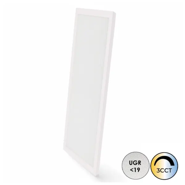 Painel LED Saliente 120x30CM Branco 40W CCT3 IP40