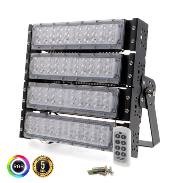 Projetor Modular LED Dimável 200W RGB IP65