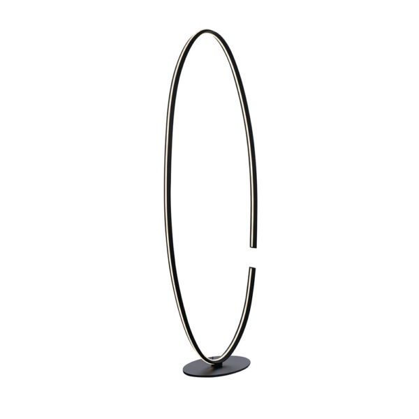 Candeeiro de Pé Clarke 25W Preto